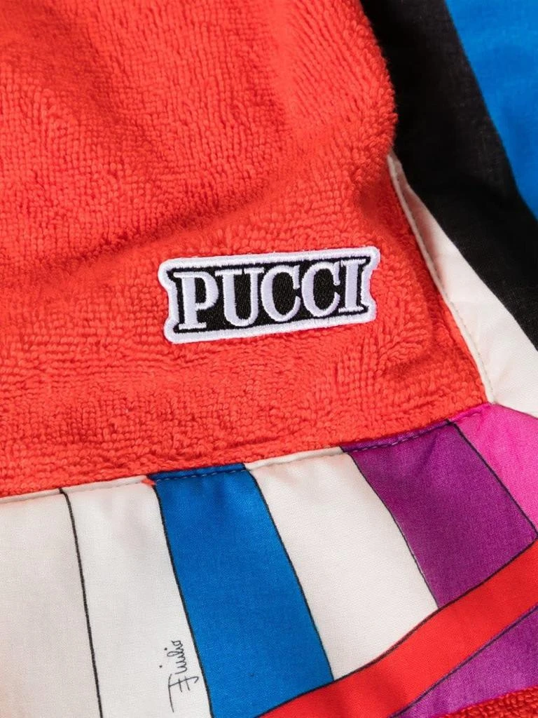 商品Pucci|Red Beach Towel With Iride Print Border,价格¥1751,第2张图片详细描述