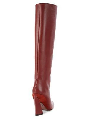 商品Salvatore Ferragamo|Antea Leather Knee-High Boots,价格¥3073,第3张图片详细描述
