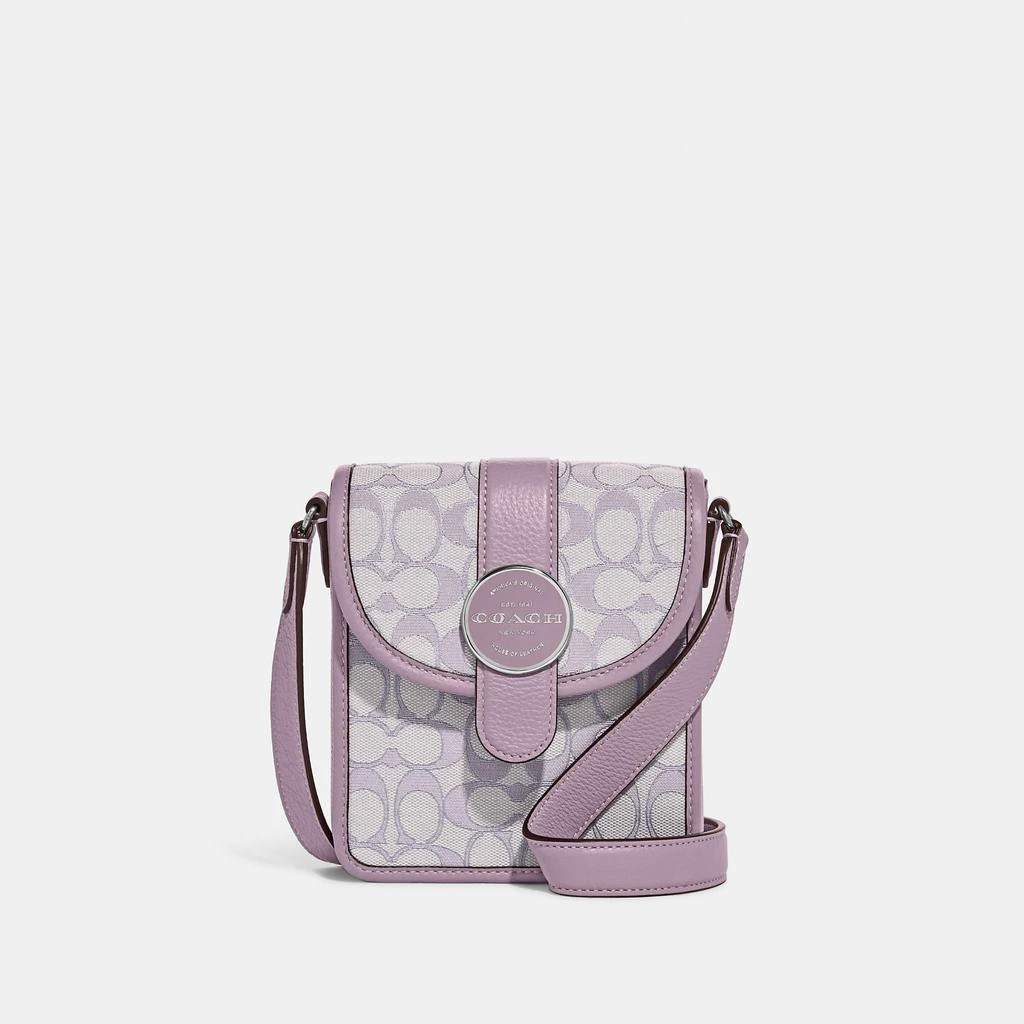 Coach Outlet Coach Outlet North/South Lonnie Crossbody In Signature Jacquard 6
