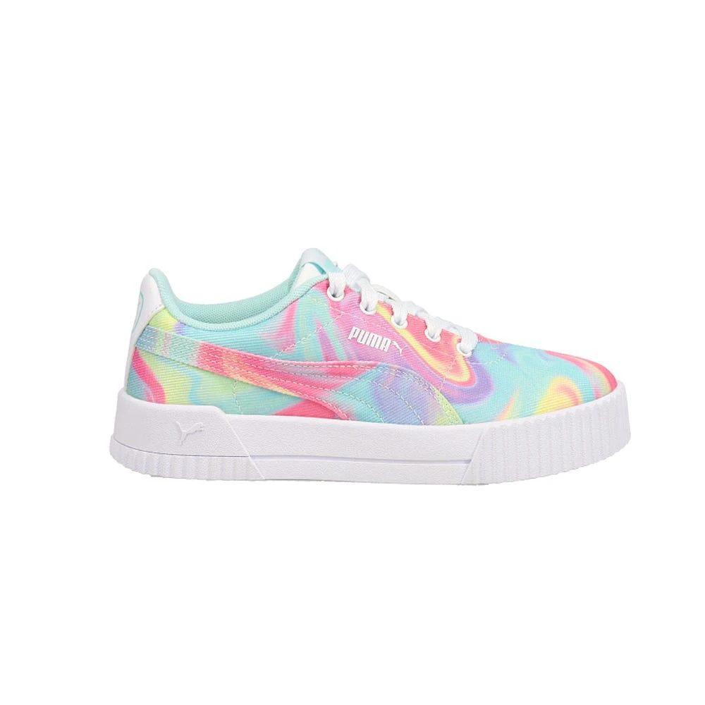 商品Puma|Carina Swirl Lace Up Sneakers (Toddler),价格¥174,第1张图片