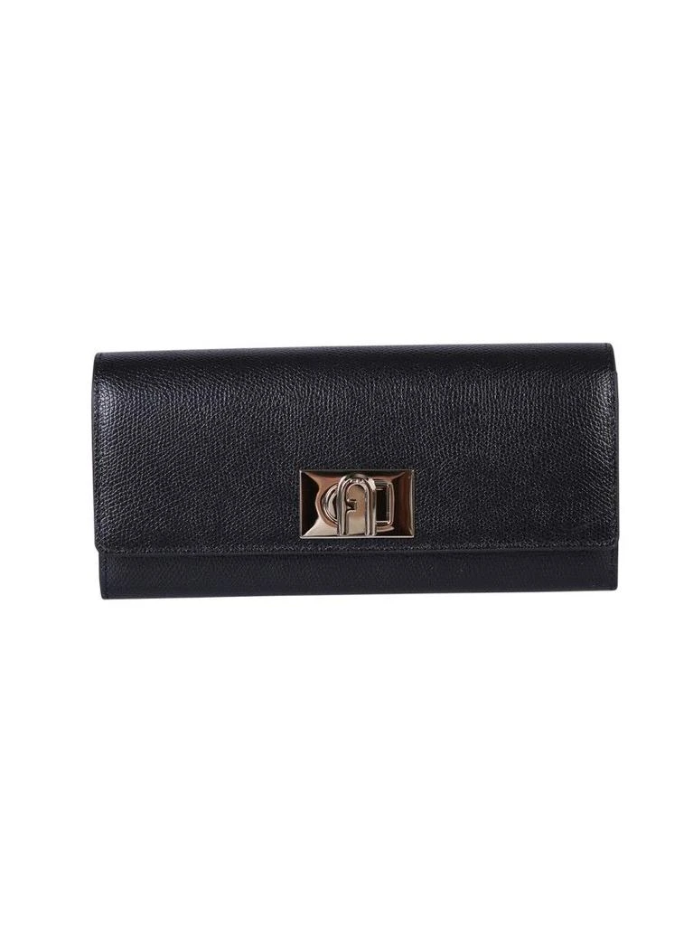 商品Furla|Wallet Furla 1927 Continental Black,价格¥1126,第1张图片