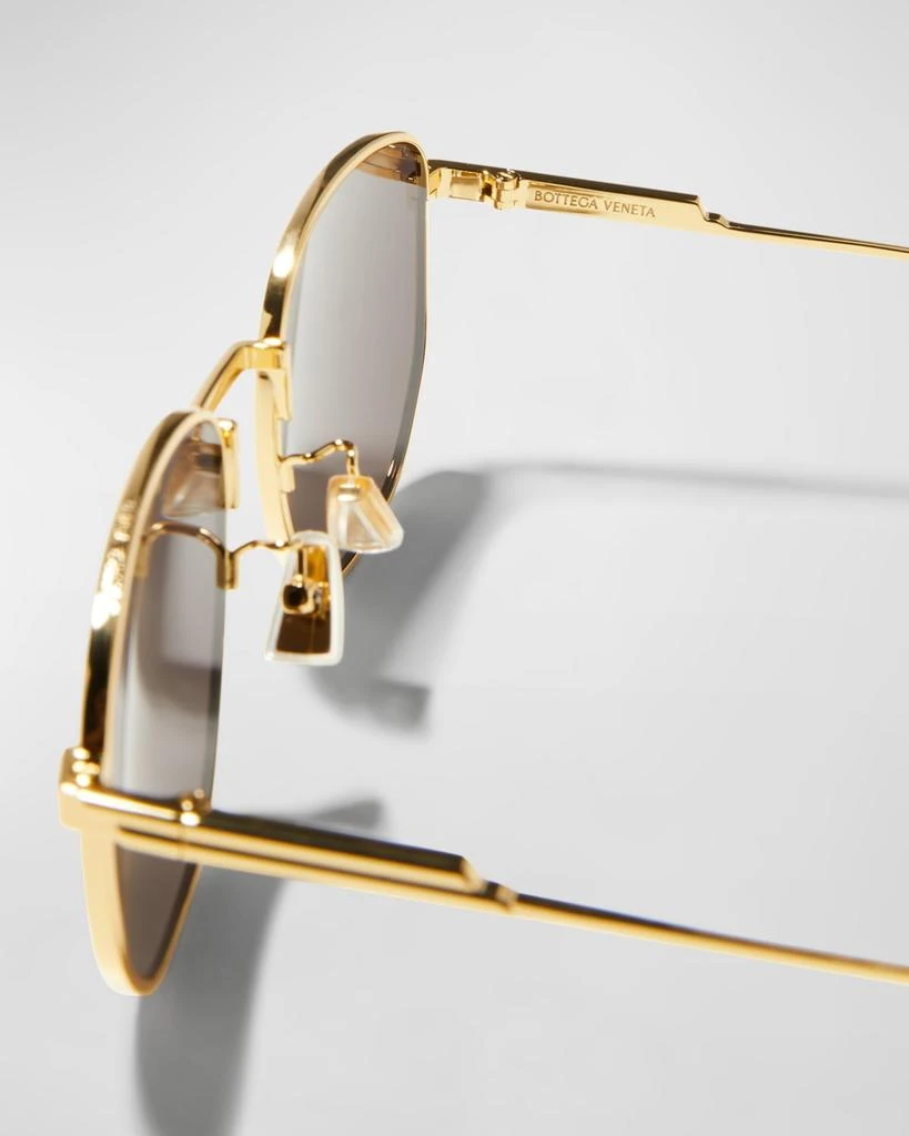 商品Bottega Veneta|Oval Metal Sunglasses,价格¥1664,第5张图片详细描述