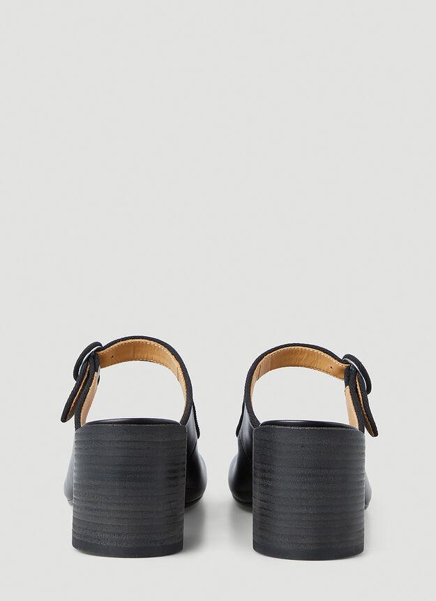 商品MAISON MARGIELA|Mary Jane Mules in Black,价格¥3621,第6张图片详细描述