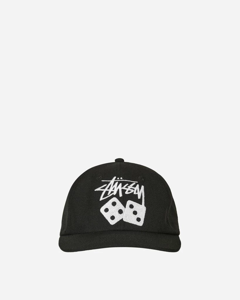 商品STUSSY|Stock Dice Low Pro Cap Black,价格¥393,第1张图片