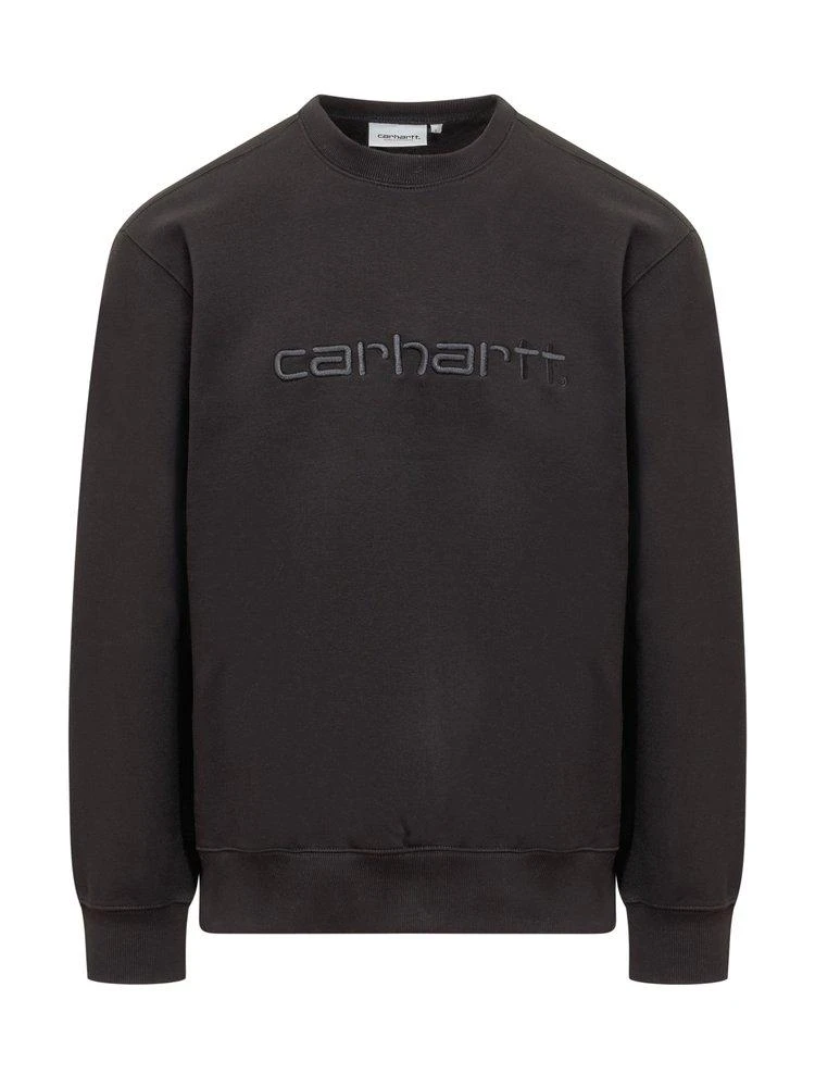 商品Carhartt WIP|Carhartt WIP Logo Embroidered Long-Sleeved Sweatshirt,价格¥613,第1张图片