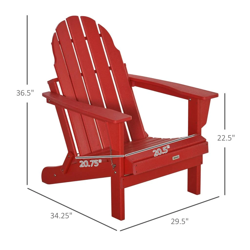 商品Simplie Fun|Folding Adirondack Chair,价格¥2544,第5张图片详细描述