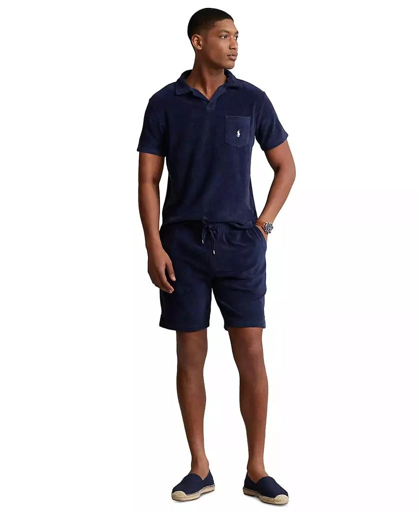 商品Ralph Lauren|Men's 7-3/4-Inch Terry Drawstring Shorts,价格¥299,第4张图片详细描述