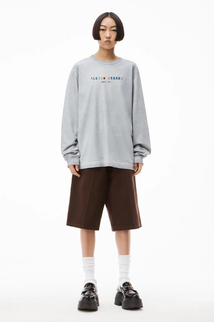 LONG-SLEEVE COLORFUL LOGO TEE IN JERSEY 商品