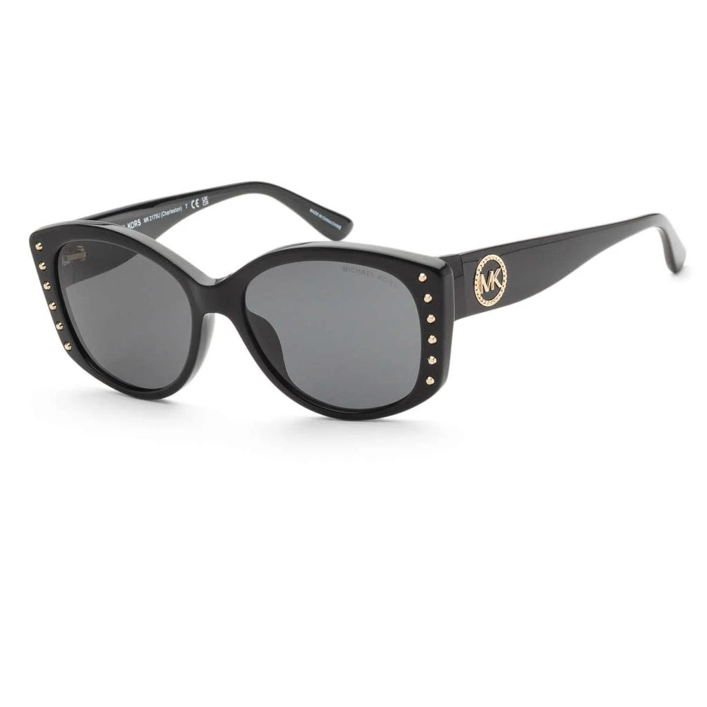 商品Michael Kors|Michael Kors Women's Black Irregular Sunglasses,价格¥302,第1张图片