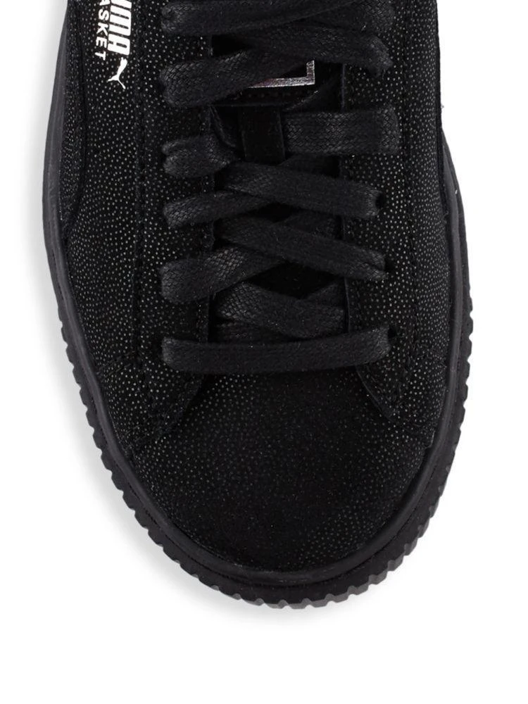 商品Puma|Basket Leather Platform Sneakers,价格¥276,第3张图片详细描述