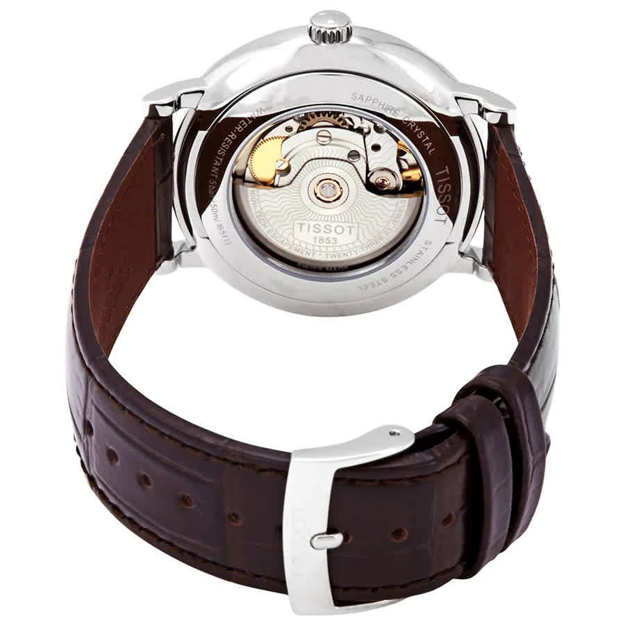 商品Tissot|Carson Premium Automatic Silver Dial Men's Watch T1224071603100,价格¥3337,第3张图片详细描述