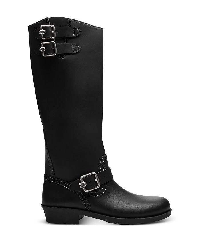 商品Coach|Women's Daria Leather Moto Boots,价格¥2450,第2张图片详细描述