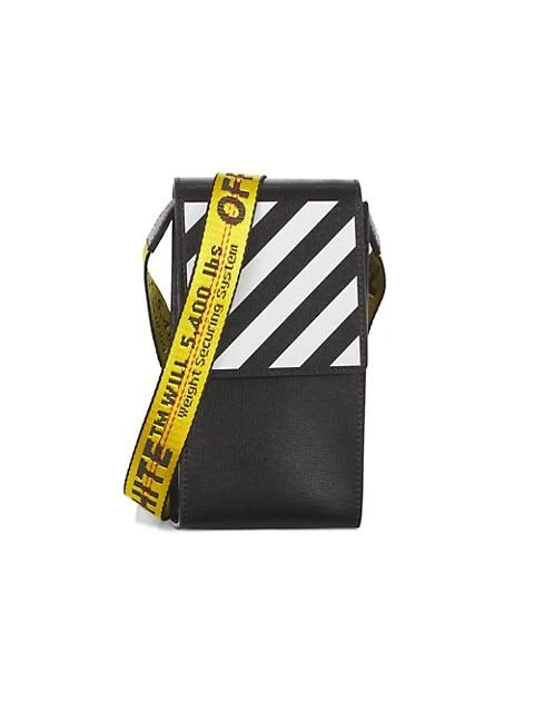 商品Off-White|Binder Diagonal Stripe Phone Holder,价格¥1990,第1张图片