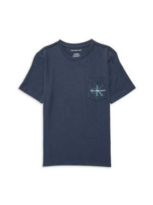 商品Calvin Klein|Boy's Logo Pocket T Shirt,价格¥53,第1张图片