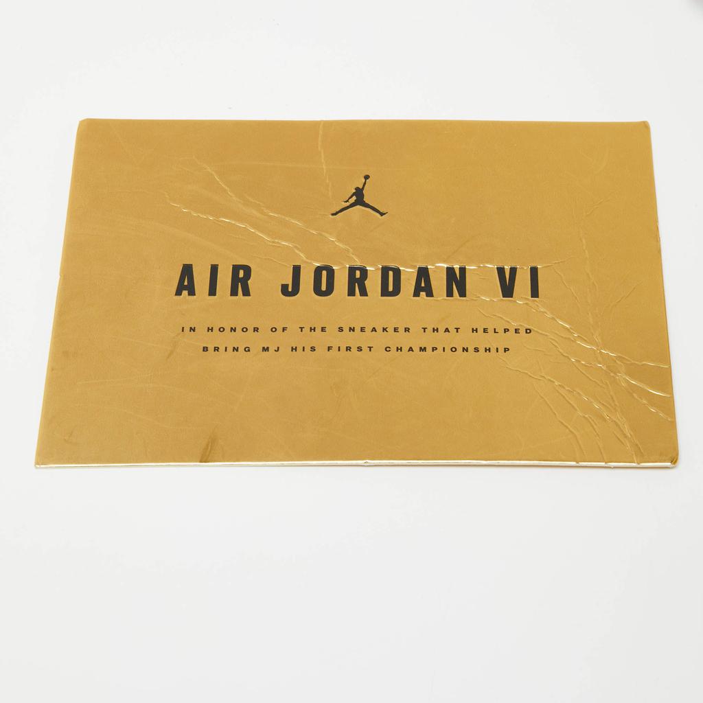 Air Jordans Gold Leather Retro 6 Pinnacle High Top Sneakers Size 45商品第10张图片规格展示