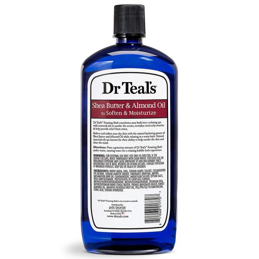 商品Dr. Teal's|Foaming Bath Shea Butter & Almond Oil,价格¥54,第2张图片详细描述