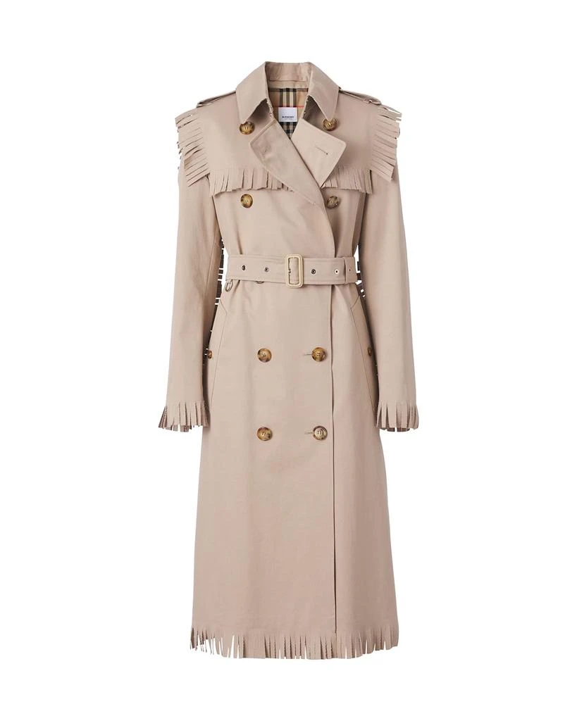 商品Burberry|Blomfield Fringed Trench Coat,价格¥27402,第2张图片详细描述