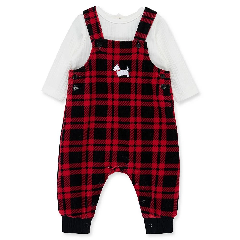 商品Little Me|Baby Boys Scottie T-shirt and Overall Set,价格¥94,第1张图片