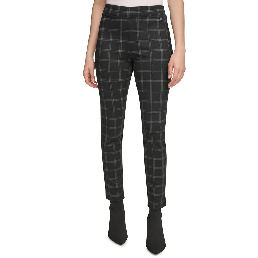 商品Calvin Klein|Women's Plaid Pull-On Leggings,价格¥358,第1张图片