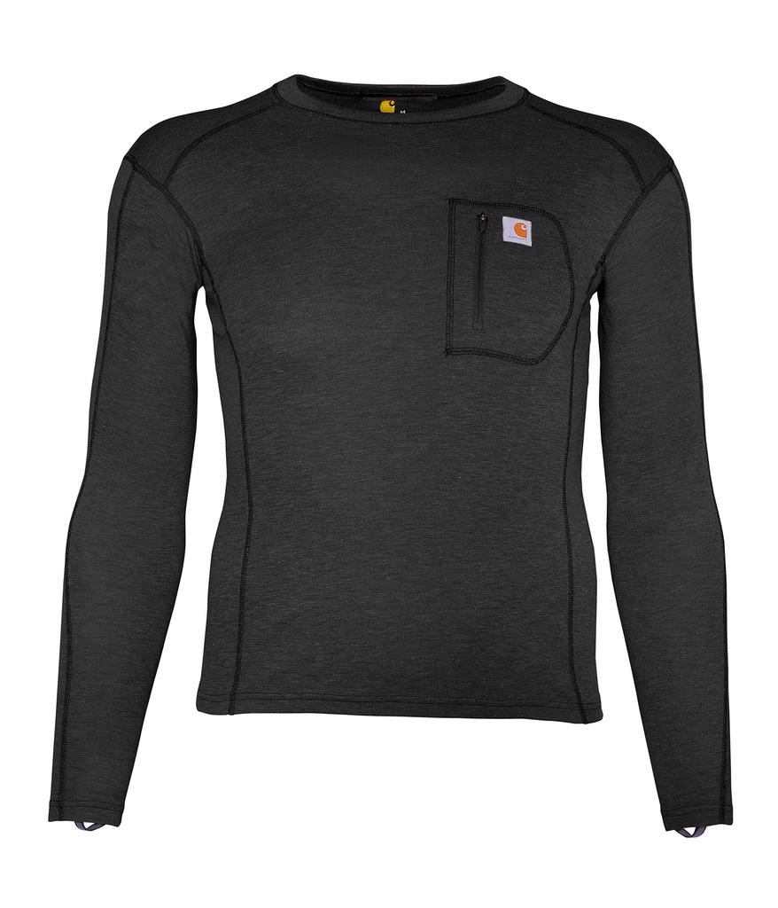 Men's Force Heavyweight Thermal Base Layer Long Sleeve Pocket Shirt商品第1张图片规格展示
