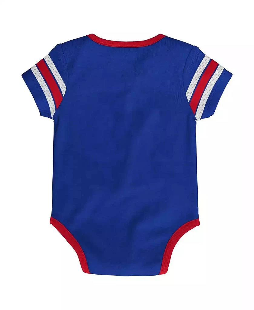 商品Outerstuff|Baby Boys and Girls Blue New York Rangers Hockey Jersey Bodysuit,价格¥155,第3张图片详细描述