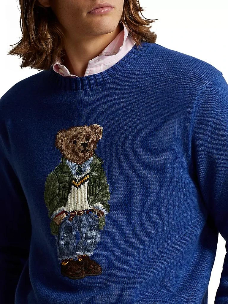 商品Ralph Lauren|Bear Cotton Crewneck Sweater,价格¥2930,第5张图片详细描述