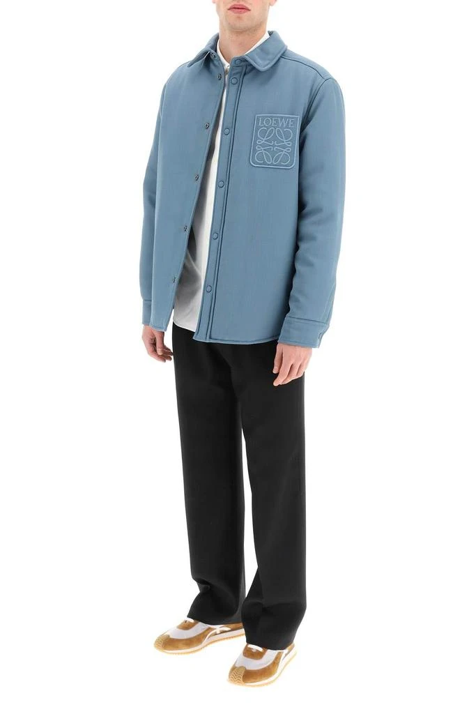商品Loewe|'ANAGRAM' PADDED OVERSHIRT,价格¥10217,第2张图片详细描述