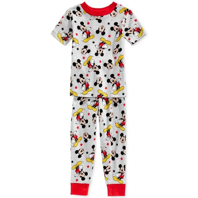 商品Mickey Mouse|2-Pc. Cotton Pajama Set, Toddler Boys (2T-5T),价格¥75,第2张图片详细描述