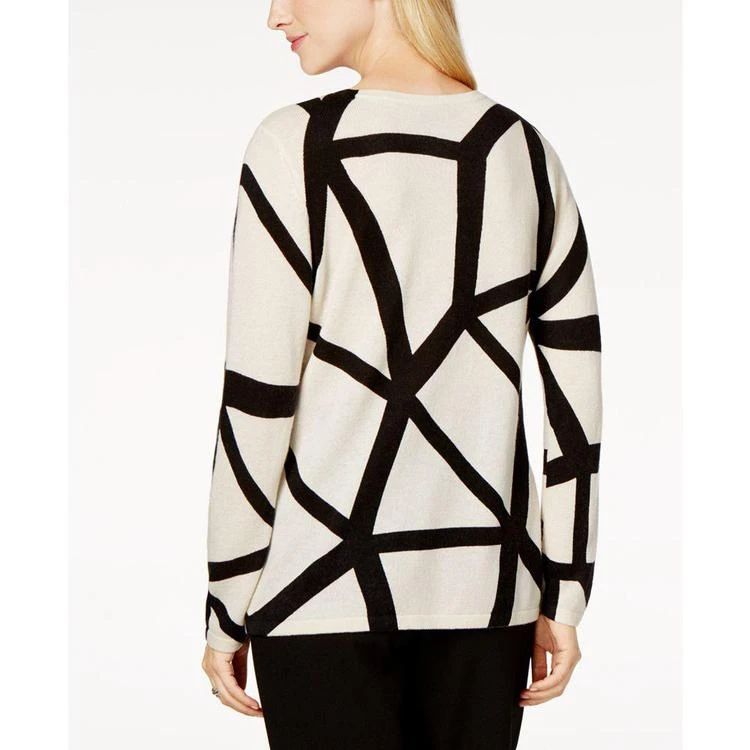 商品Charter Club|Cashmere Geo-Print Sweater, Created for Macy's,价格¥510,第3张图片详细描述