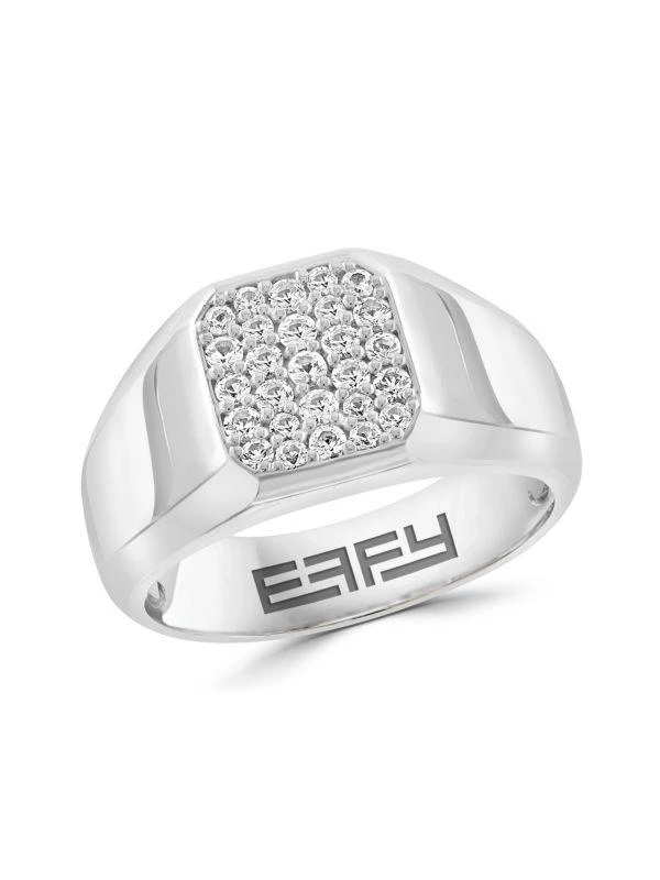 商品Effy|Sterling Silver & White Sapphire Ring,价格¥1928,第1张图片