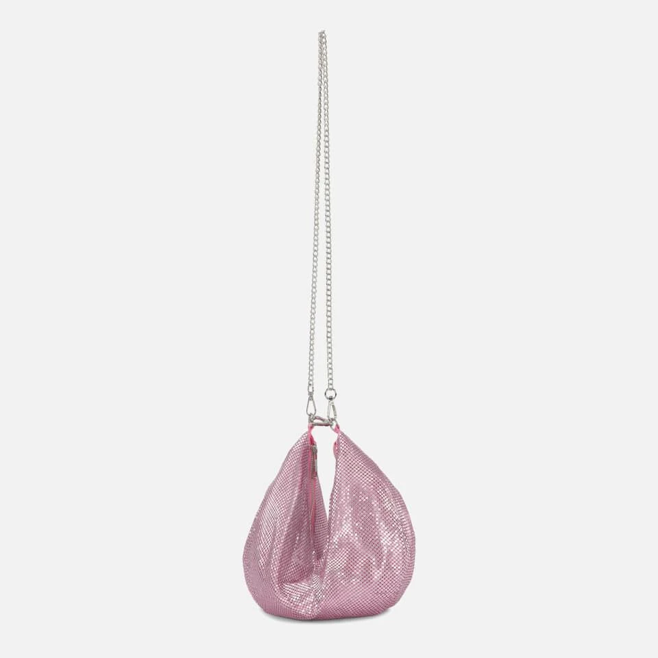 商品Nunoo|Núnoo Women's Coco Metal Mesh Bag - Pink,价格¥433,第2张图片详细描述
