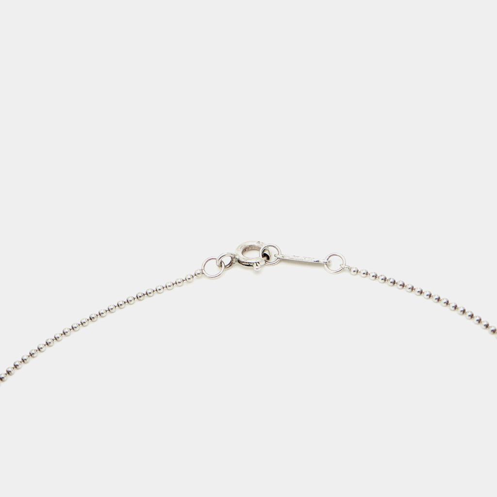 商品[二手商品] Tiffany & Co.|Tiffany & Co. Sterling Silver Blue Enamel Heart Key Pendant Necklace,价格¥2996,第6张图片详细描述