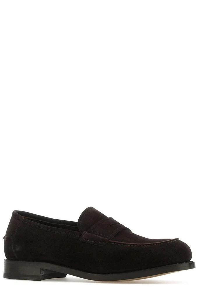 商品Salvatore Ferragamo|Salvatore Ferragamo Penny Almond-Toe Slip-On Loafers,价格¥5168,第2张图片详细描述