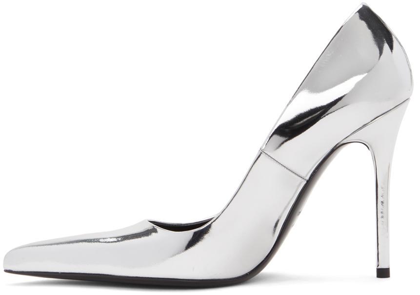 商品Tom Ford|银色 Mirror Pointy 高跟鞋,价格¥9024,第5张图片详细描述