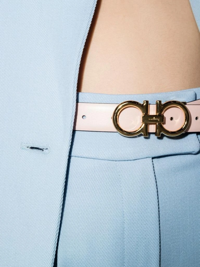 商品Salvatore Ferragamo|Salvatore Ferragamo Women's  Pink Leather Belt,价格¥3396,第2张图片详细描述