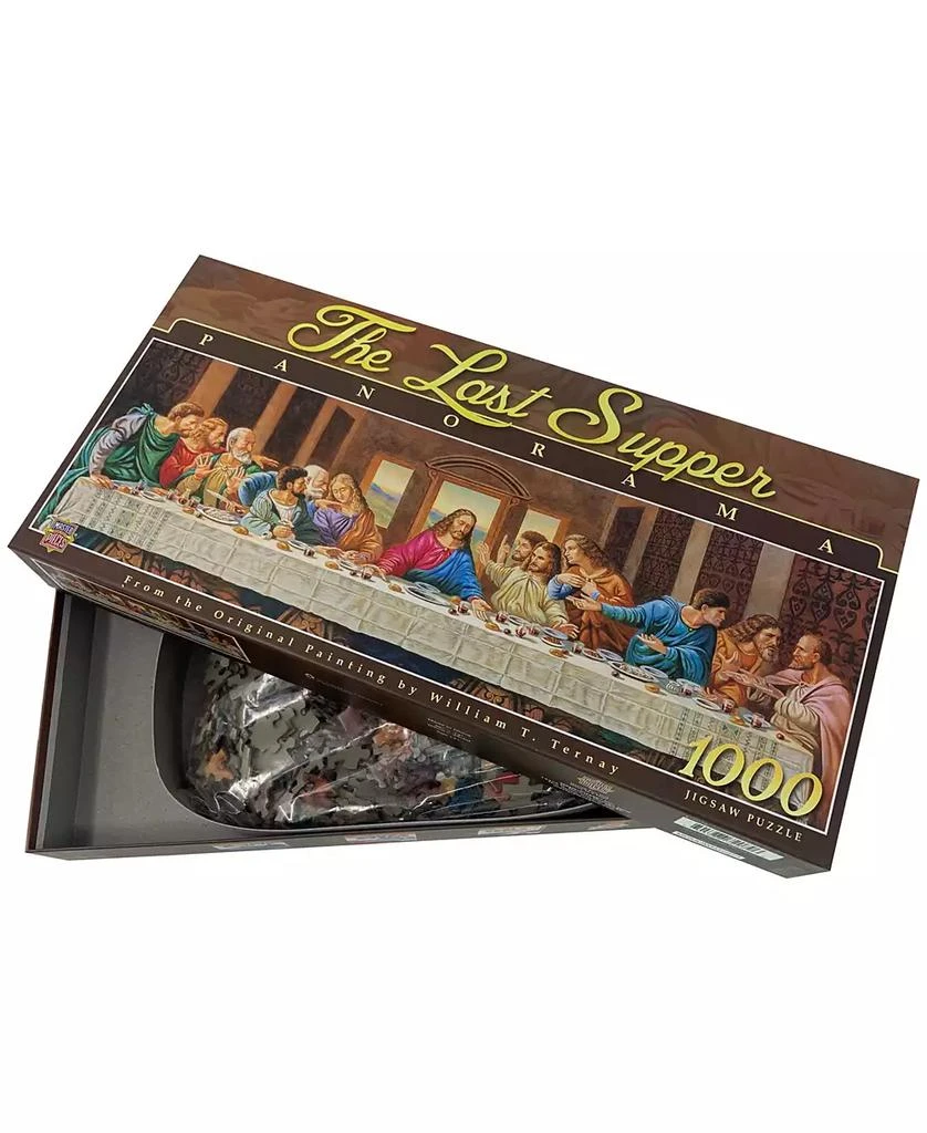 商品MasterPieces Puzzles|The Last Supper Panorama Puzzle Set, 1000 Piece,价格¥135,第4张图片详细描述
