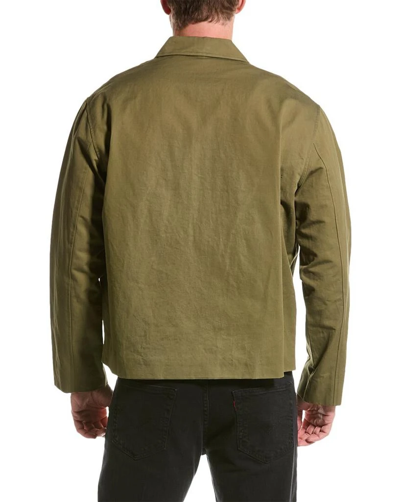 商品FRAME|FRAME Denim Summer Blouson Linen-Blend Jacket,价格¥801,第2张图片详细描述