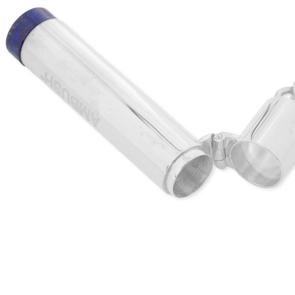 商品Ambush|Pill Case Necklace Stone - Silver/Blue,价格¥5135,第3张图片详细描述