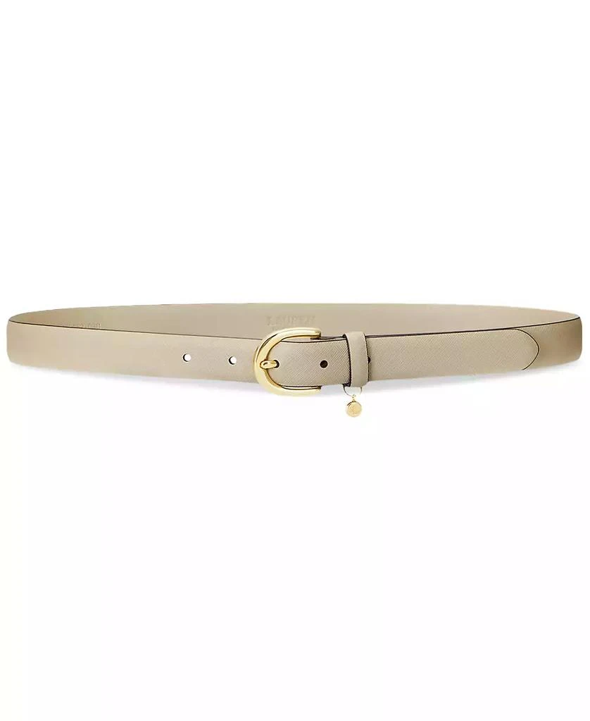 商品Ralph Lauren|Women's Charm Crosshatch Leather Belt,价格¥259,第1张图片
