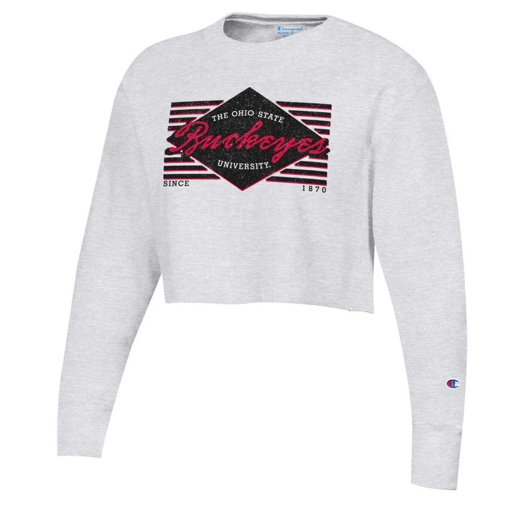 商品CHAMPION|Champion Ohio State Reverse WeaveCropped Pullover... - Women's,价格¥501,第1张图片