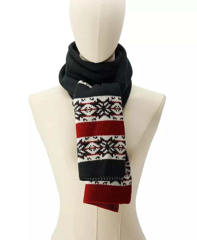 商品Tommy Hilfiger|Men's Snowflake Fair Isle Scarf,价格¥255,第5张图片详细描述