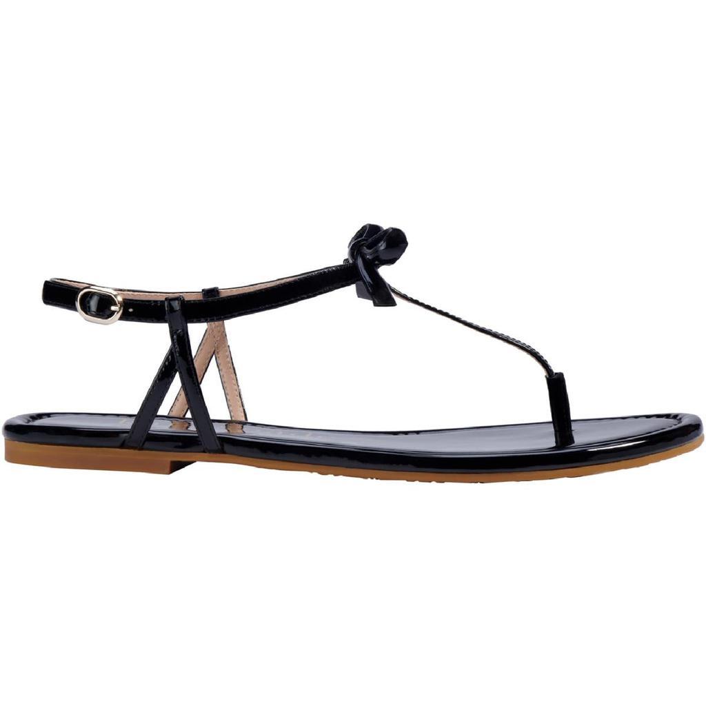 商品Kate Spade|Kate Spade New York Womens Piazza Patent Leather Ankle Strap Thong Sandals,价格¥308-¥338,第7张图片详细描述