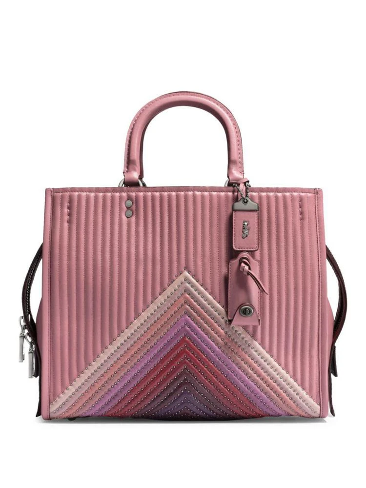 商品Coach|1941 Rogue Colorblock Leather Handbag,价格¥5222,第1张图片