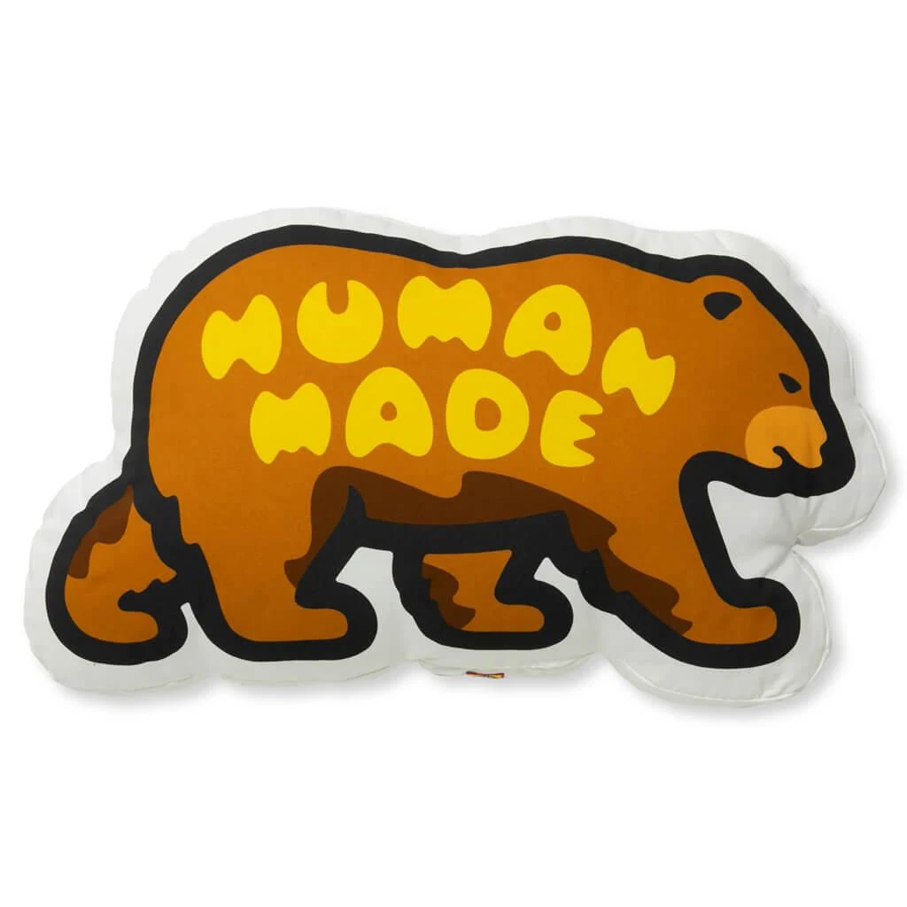 商品Human Made|Brown Bear Cushion - Brown,价格¥1851,第1张图片