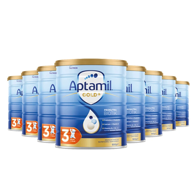 澳洲Aptamil爱他美金装3段奶粉(1-2岁) 900g/罐 新旧版本随机发（保税仓发货）（预售3个工作日内发货） 商品