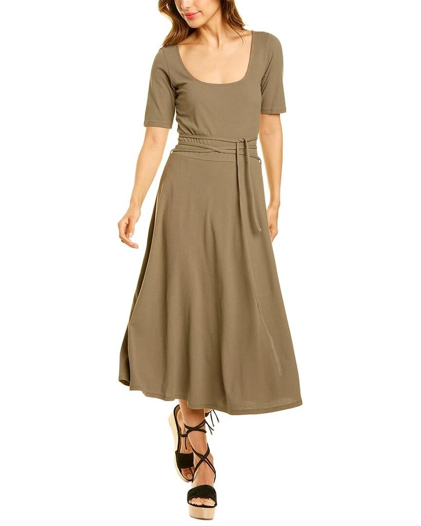 商品Vince|Vince Square Neck Midi Dress,价格¥574,第1张图片