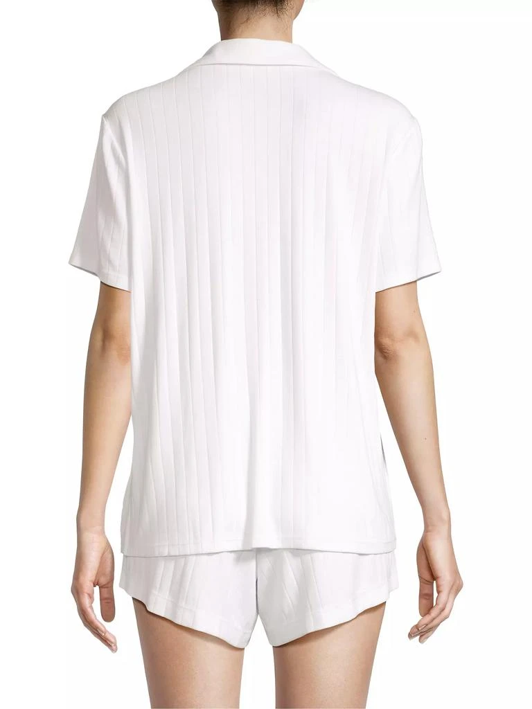 商品Eberjey|Gisele Rib Relaxed Short PJ Set,价格¥1027,第5张图片详细描述