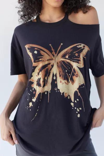 商品Urban Outfitters|UO Slashed Butterfly Tee,价格¥150,第1张图片