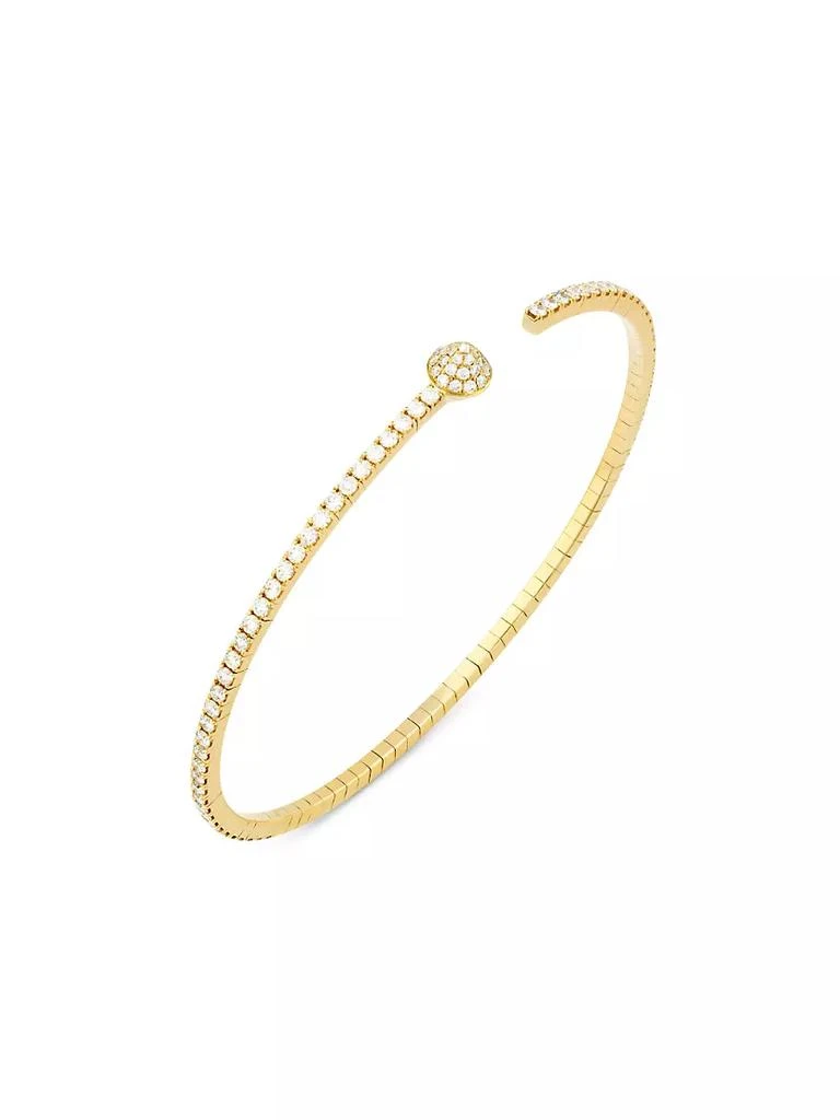 商品Marli|Chelsea 18K Yellow Gold &amp; Diamond Cuff,价格¥41770,第1张图片