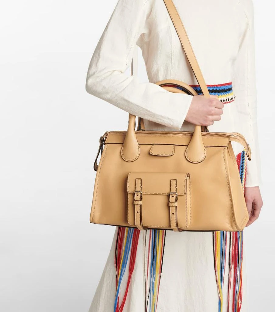 商品Chloé|Edith Medium leather tote,价格¥16897,第2张图片详细描述